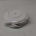 BTaT- Porcelain Dinner Plates with Gold Trim,10.5 inch, Set of 6, White Dinner Plates Bulk, White Plate Set, Christmas Gifts