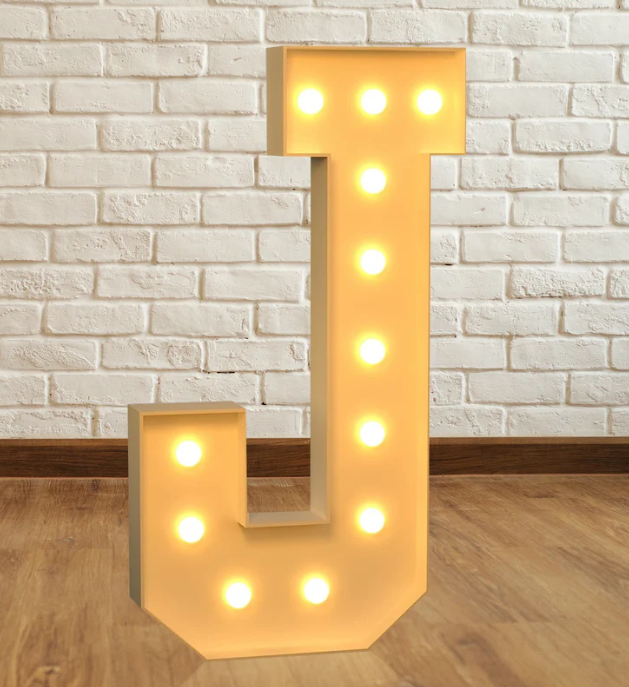 Imprsv Marquee Light Up Number,Marquee Numbers 4FT "JR"