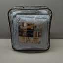 Madison Park King Quilt Set Damask Coverlet Set for King Size Bed, Cottage Oversized Quilt Set, Scallop Edge, All Season, Pre-Washed Cotton-Filled King Size Quilt, Tuscany, King/Cal King Blue 3 Piece