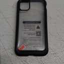 Diaclara Compatible with iPhone 11 Case, Full Body Rugged with Built-in Touch Sensitive Anti-Scratch Screen Protector, Soft TPU Bumper Case Clear Compatible with iPhone 11 6.1" (Black and Clear)