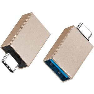 TEC USB C to USB 3.1 Adapter (2 Pieces Set) OTG Adapter High-Speed Data Transfer Up to 18Gbps USB 3.1 Female