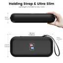 Granarbol Switch 2 Case, Protective Carrying Case for Nintendo Switch 2 2025, Hard Shell Travel Bag with Mesh Pocket,Portable Storage Pouch for Game Card Slots & Accessories, Black