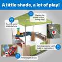 Step2 All Around Playtime Patio with Canopy Playset – Shaded Outdoor Playhouse for Kids with Realistic, Interactive Features, Room for Multiple Toddlers to Play – Dimensions: 60" H x 47.5" W x 47.5" D, Large