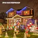 TW SHINE Battery Operated Christmas Lights, 4 Pack Total 200 LED 64 FT Battery Operated String Lights with 8 Modes, Xmas Lights for Outdoor Indoor Wedding Party Home Decorations, Multi Color