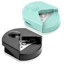 2Pcs Paper Corner Rounder - R4 4mm Corner Cutter Punch Tool, Laminated Cards, Cardstock, Scrapbooking,Photo Card Making, Paper Cutting DIY Crafts Puncher for Office, School