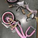 JOYSTAR 14 Inch Girls Bike with Training Wheels for Ages 3-5 Years Old Girl Toddler Bike Beach Cruiser Children Bicycle Light Pink
