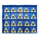 20PCS TCMT16T308(TCMT32.52) Carbide Turning Inserts for CNC Lathe Cutting ToolsTurning Inserts Cutting Tools for Steel Parts and Stainless Steel for Metal Cutting Cutter bar
