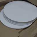 16 Inch Cake Boards Round - 5 Pcs Sturdy 1/2" Thick Greaseproof Cake Drums for Wedding & Birthday Multi-Layer Cakes, White Food-Grade Cardboard Base (5 Pcs, 16 Inch)