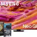 Samsung 55" Neo QLED 4K QN90F Smart TV (2025) Vision AI, Mini LED, Neo Quantum HDR+, Glare-Free Bundle with CPS Exclusive 1-Year Protection & Deco Gear Complete Home Theater Beginner's Guidebook