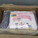 6 pk Black Spandex Round Tablecloth 72 in with Ruffled Skirt,Wrinkle Free High-Stretch 132 inch Fitted 6ft Table Cloths Round Elastic Spandex Table Covers 6ft for Party Banquet Graudation Dinning