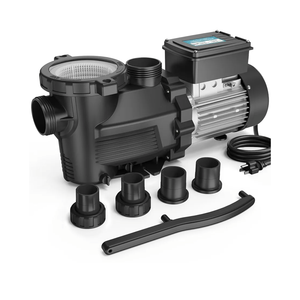 In/Above Ground Pool Pump, Self Primming High Flow (Dual Speed, 2HP, 5200 GPH, 115V)