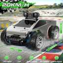 RC Cars with Camera Remote Control Truck with 720P HD FPV Camera, All-Terrain Remote Control Car with Led Light Rechargeable Battery, 1:28 RC Car Vehicle Toy Gifts for Kids Boys Girls