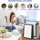 Fil-fresh Vital 200S Replacement Filter for LEVOIT Vital 200S/200S-P Air Purifier, H13 True HEPA & Activated Carbon Filter, Replace Vital 200S-RF, White, 2-Pack