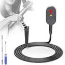 Hair Styler Power Charger Cable Replacement Compatible with Dyson Airwrap Styler Power Cord Cable Adapter Plug Accessories, 110V Curler Power Cord Cable Line Set, Hair Styler Power Cord Charger Cable (Black Kit)