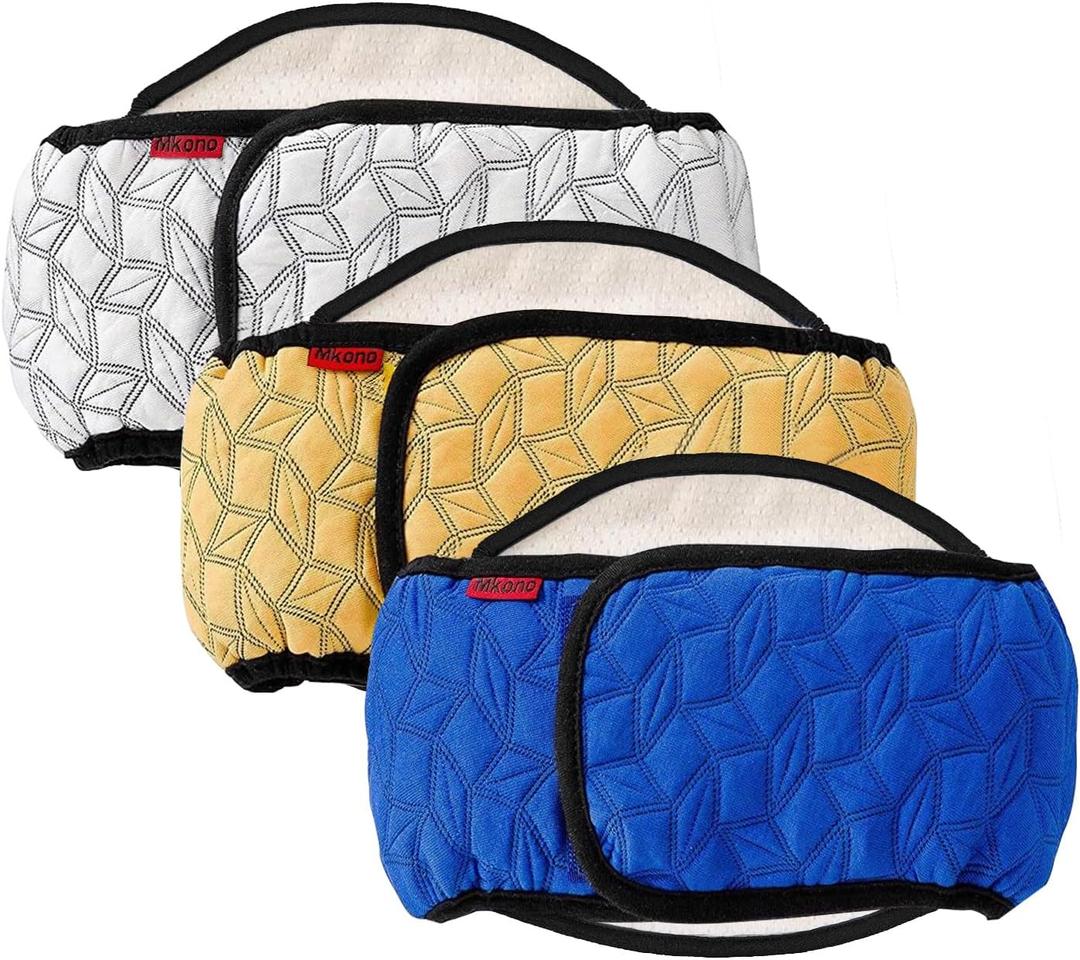 Mkono Male Dog Belly Band Wraps Washable Dog Diapers Male for Small and Medium Dogs (3 Pack), Waist 22.8 Inches to 28.8 Inches (X-Large)