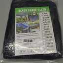 E.share 40% Black Shade Cloth for Garden - 6 Ft X 14 Ft Sun Shades Netting Outdoor Patio with Grommets, for Plant Covers,Porch Screen,Pergola,Greenhouse,Chicken Coop,Car Barn Kennel