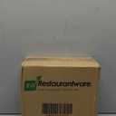 Restaurantware Bio Tek 6 x 3.5 x 3.5 Inch Gable Boxes For Party Favors, 100 Attractive Gift Boxes - Clear PET Window, With Built-In Handle, White Paper Barn Boxes, Greaseproof, For Parties