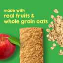 Happy Tot Organics Bestie Bars Soft-Baked Oat Bars, Organic Toddler Snacks with Protein and Gut-Friendly Fiber, Apple & Oats, 5 Count, BBD 01/26/2027