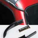 Savadicar Upgraded Version Rain Gutter Extensions, Roof Hardtop ABS Rain Groove Diverter, Rainwater Deflector Compatible with 2018-2024 Jeep Wrangler JL 4xe & Gladiator JT, Exterior Accessories, Black