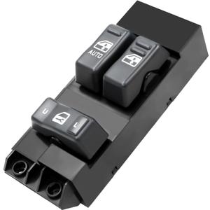 Master Power Window Switch for 1999 2000 2001 2002 Chevy Silverado GMC Sierra 1500, 2500, 2500 HD, 3500 2-Doors Pickup Truck Replace # 15047637#Gray