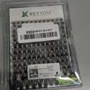 Lash Clusters 144pcs Eyelash Clusters D Curl 8-18MIX Individual Lashes KEYYOU Air Touch Cluster Lashes Super Lightweight Soft Wispy Comfortable Easy DIY at Home(Air01-D-8-18MIX)