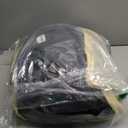 HolidayIdeas Black 4ft Rectangle Spandex Tablecloth 6 Pack Fitted Stretch Table Skirts 24x48 Inch, Ruffle Design Wrinkle-Free Polyester Table Cover for Banquets,Trade Shows, Parties, Events