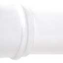 Greendot Shower Adjustable Curtain Tension Rod - 28-50", White - Shower Curtain Rod (White) 2 Pack