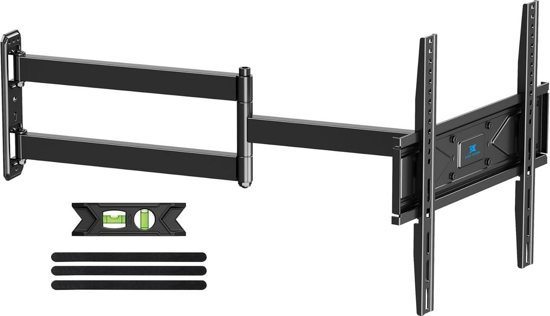 USX STAR Corner TV Wall Mount Long Arm TV Mount Bracket for 32-70 Inch TVs, Full Motion TVs Wall Mounts with 32” Articulating Arms Extension & Tilt & Swivel, Max VESA 400x400mm, Holds up to 80 lbs