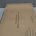 Trobing Standing Desk Mat Balance Board with Rollerball, Wooden Wobble Anti Fatigue Mat Balance Board for Standing Desk, Home Office Non-Slip Comfort Floor Mat to Relieve Foot, Knee, and Back Pain (A: Medium Black ( 21 inch)