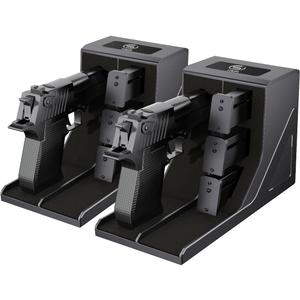 SUMING Universal Pistol Rack, Handgun Rack Pistol Holder for Gun Safe, Gun Holder Protective Pistol Stand Gun Storage Fit Most Handguns