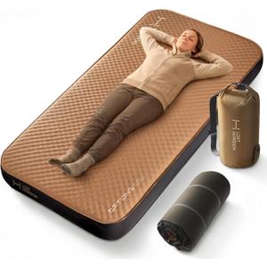 Lost Horizon Option3 Self-Inflating Foam Camping Mattress, Single, 4.5