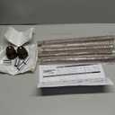 Shower Curtain Rods, 1 Inch Adjustable Spring Tension Curtain Rod, Vintage Wood Grain Decorative Shower Curtain Rod, Anti-Slip Telescoping Curtain Rod for Bathroom, Window, Living Room (33.5in-87.6in)