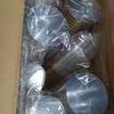 I00000 200 Pack Gold Plastic Cups, 10 oz Clear Plastic Cups Gold Rimmed Disposable Wine Glasses Fancy Disposable Party Cups Wedding Cup Drinking Tumblers Cocktail Glasses with Gold Rim