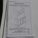 Shintenchi Kitchen Pantry Storage Cabinet, Freestanding Buffet Cabinet with Microwave Stand & 4 Door Shelves, Kitchen Hutch with Doors, Adjustable Shelves and Wine Rack, White