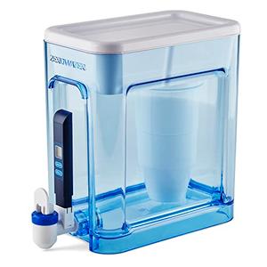 ZeroWater 22-Cup Ready-Read 5-Stage Water Filter Dispenser with Instant Read Out - 0 TDS for Improved Tap Water Taste - IAPMO Certified to Reduce Lead, Chromium, and PFOA/PFOS