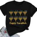 qdl Mardi Gras Shirt for Women - Fat Tuesday Party T-Shirt, Purple Green Gold Festival Tee (X-Large, 034-black1)