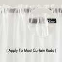 MIULEE Pink Printed Semi Sheer Linen Textured Curtains 84" Long 2 Panels Set for Bedroom Living Room, Floral Printed Rod Pocket Tulle Light Filtering Spring Flower Pattern Window Drapes 52" x 84"