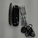 Aquasonic Black Series Ultra Whitening Toothbrush  ADA Accepted Electric Toothbrush- 8 Brush Heads & Travel Case  40,000 VPM Electric Motor & Wireless Charging - 4 Modes w Smart Timer