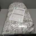 8x10 Area Rugs for Living Room: Washable Large Vintage Floral Rug Low Pile Non-Slip Boho Carpet for Bedroom Dining Home Office (Grey, 8'x10')