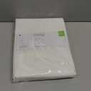 Royale Linens 100% Organic Cotton Twin Flat Sheet Only - Super Soft - Percale Top Sheets - Twin Flat Sheet Sold Separately - Breathable, Cool & Crisp White Sheets Only (66" x 96", White)