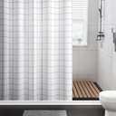 Duzzy 98 Inch Collapsible Shower Water Dam Shower Stopper Barrier and Retention System and Keeps Water Inside Threshold Dry and Wet Separation Suitable for Bathroom and Kitchen