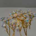 20PCS Artificial Colorful Flowers Galaxy Rose Crystal Flower Glass Rose Gifts for Wedding, Mother' s Day Memorable Days, Color A
