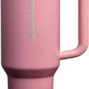 STANLEY Quencher ProTour Flip Straw Tumbler with Leakproof Lid | Built-In Straw & Handle | Cupholder Compatible for Travel | Insulated Stainless Steel Cup | BPA-Free (40 Ounces, Port Shimmer)