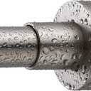 Shower Curtain Rod Tension- Never Rust No Drill Non-Slip Spring Tension Shower Rod, 43-73 inches 304 Stainless Steel, Brushed Nickel