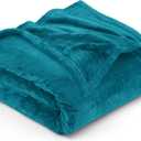 Utopia Bedding Fleece Blanket Full Size Turquoise 300GSM Luxury Fuzzy Soft Anti-Static Microfiber Bed Blanket (90x84 Inch)