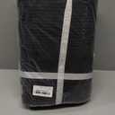 18" X 14" Large Black Basket with Lid, Cotton Rope Storage Basket for Blanket, Toy, Pillow, Towel, Living Room Bedroom Storage Bin, Wicker Woven All Black Organizing Bin with Cover
