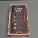 Soldering Iron Premium Kit, 60W Soldering Gun with Ceramic Heater, 12-in-1 Soldering Tool, Adjustable Temperature 200 to 450C, Includes Soldering Iron Tip, Solder Wire, Pump and Paste (orange)