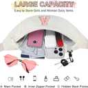 2 x MAXTOP Large Crossbody Fanny Pack with 4-Zipper Pockets,Gifts for Enjoy Sports Festival Workout Traveling Running Casual Hands-Free Wallets Waist Pack Phone Bag Carrying All Phones