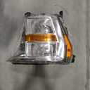 OEM Style Chrome Bezel Halogen Headlight Assembly Compatible with 2021-2023 Ford F150 F-150 XL/XLT Right Passenger Side ML3Z-13008-J FO2502409 