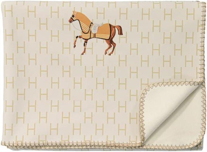 Croker Horse 24x71'' Throw Blanket Shawl - Luxury Yellow Horse Soft Thickened Sheep Cashmere Blanket for Living Room Office Car Leisure Travel